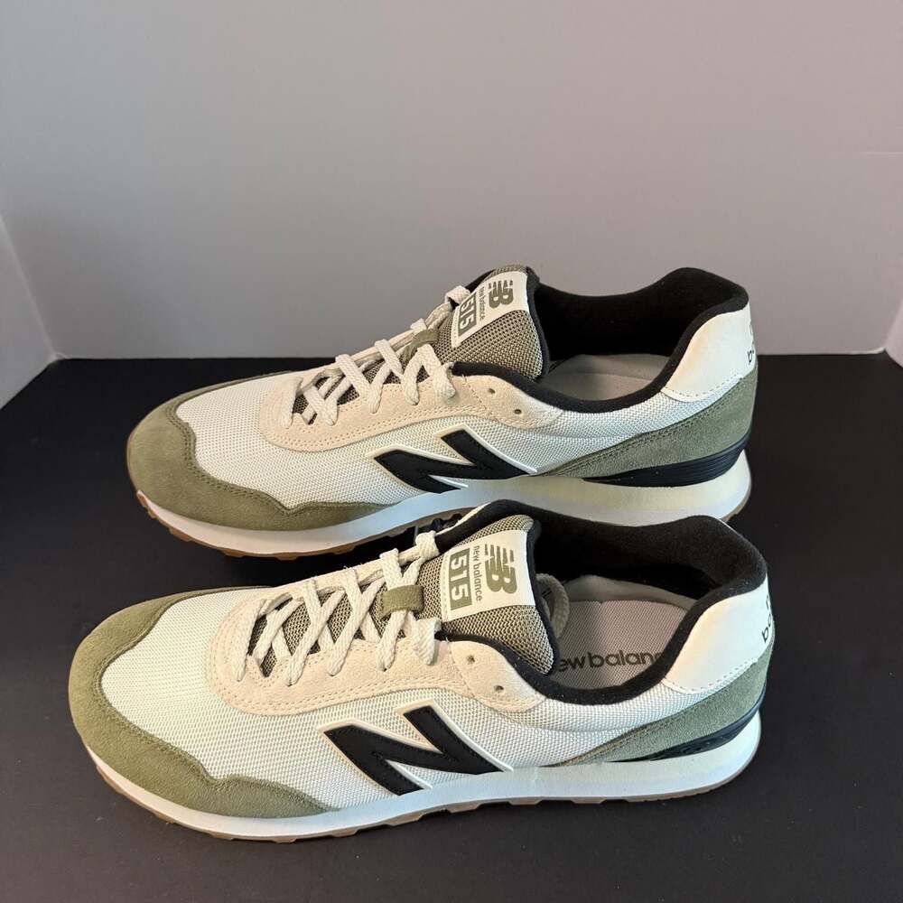 New Balance 515 V3 Sneakers Off-White and Olive Green Size 13 - Picture 6 of 16